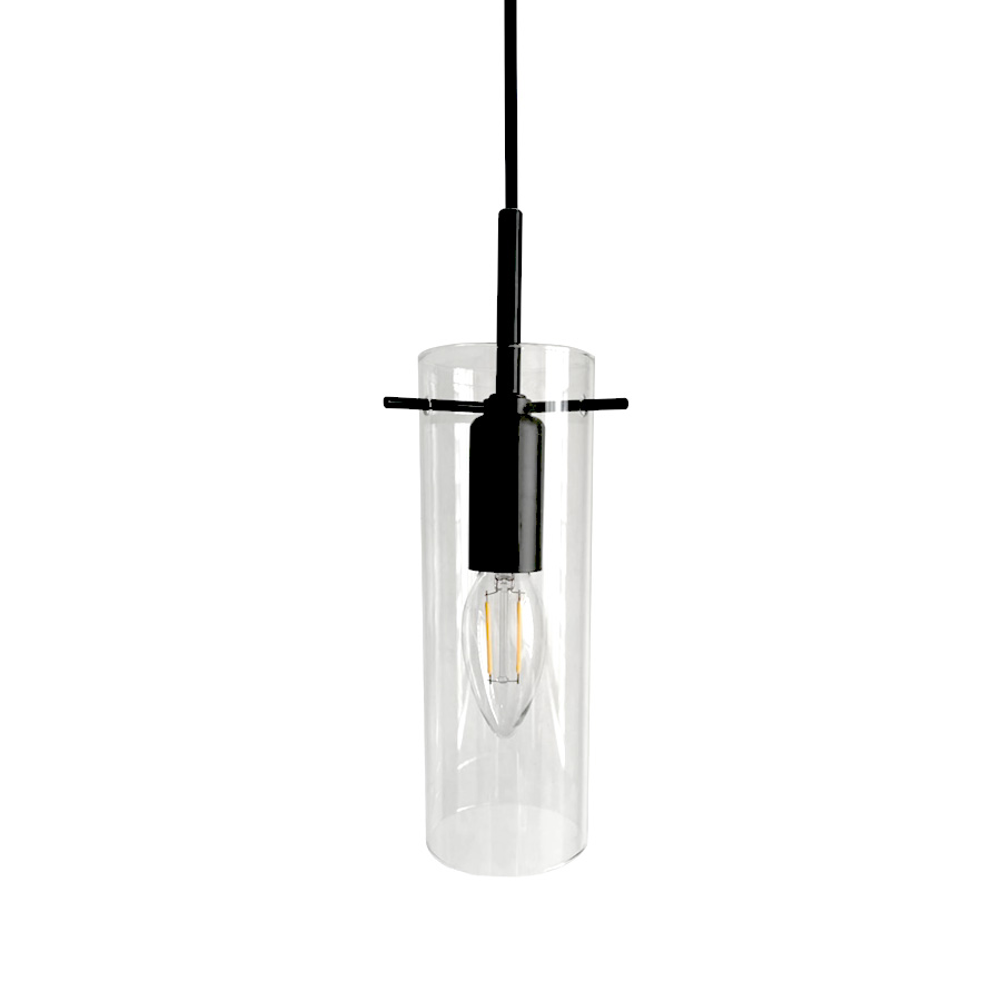 Cilinda Ø7 Musta/läpinäkyvä ikkunavalaisin valmistajalta Nordic Lighting - Cilinda on ajaton ikkunavalaisin, jossa on tyylik&auml;s muotoilu.