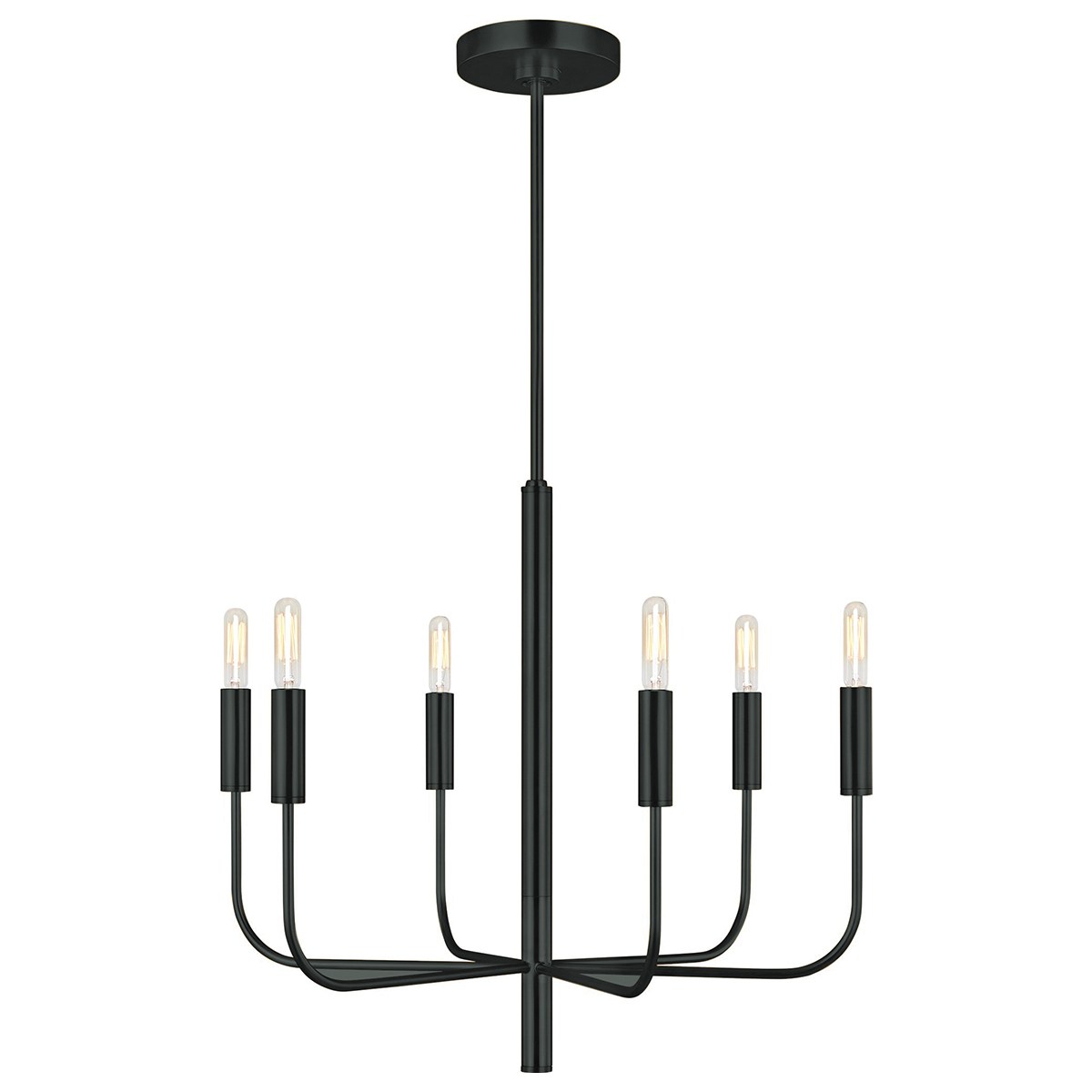 Brianna Ø60 Musta kattovalaisin valmistajalta Elstead Lighting - Brianna on koristeellinen kattokruunu, jossa on minimalistinen ja moderni muotoilu.