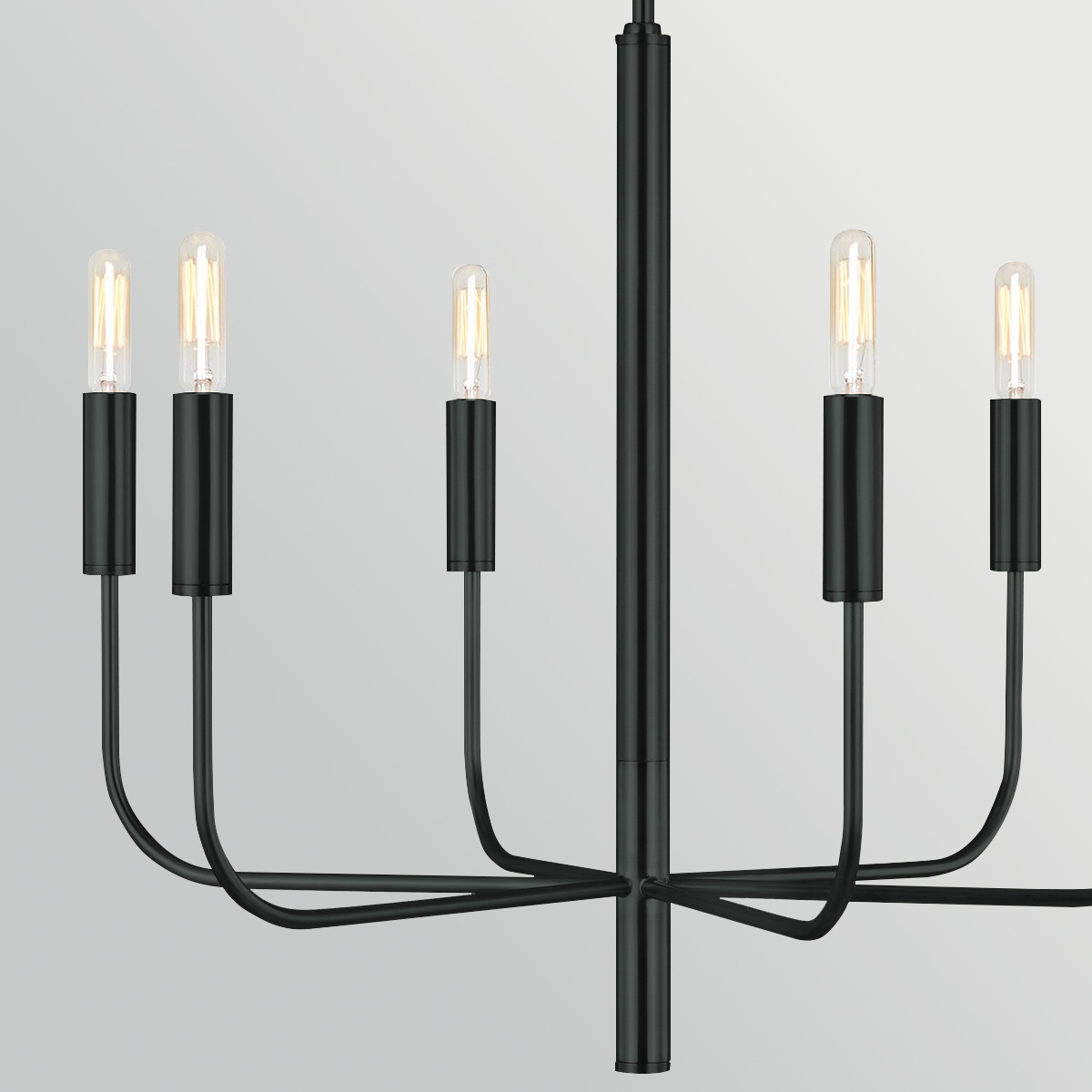 Brianna Ø60 Musta kattovalaisin valmistajalta Elstead Lighting - Brianna on koristeellinen kattokruunu, jossa on minimalistinen ja moderni muotoilu.