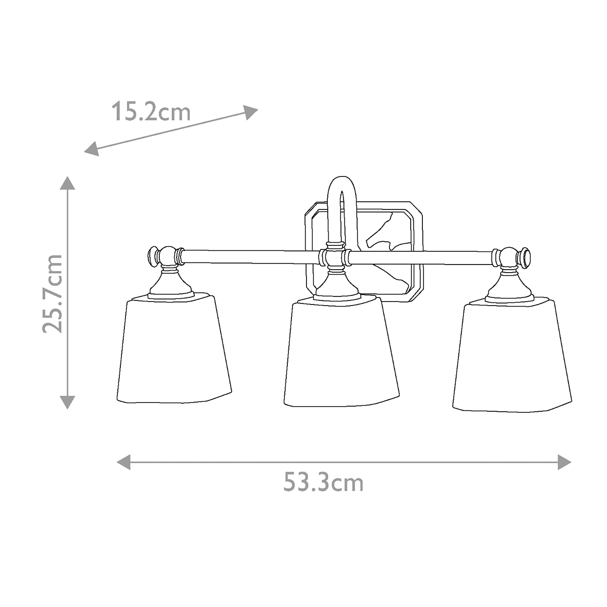 Concord 53cm Kromi kylpyhuoneen valaisin valmistajalta Elstead Lighting - Concord on tyylikäs ja ajaton kylpyhuonevalaisin, jossa yhdistyy klassinen muotoilu ja moderni toimivuus.