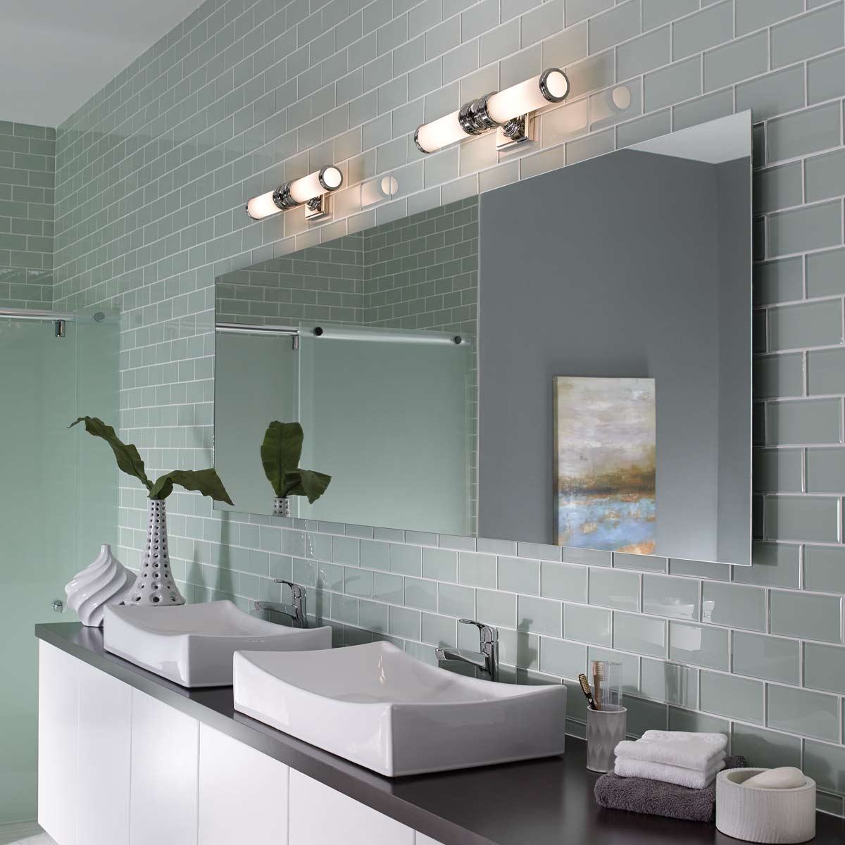 Payne 50cm Kiillotettu kromi kylpyhuoneen valaisin valmistajalta Elstead Lighting - 