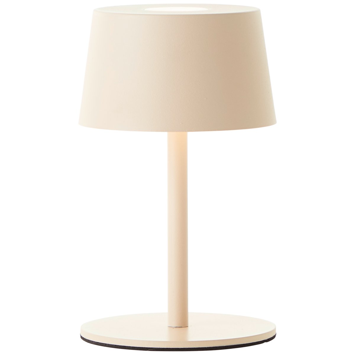 Jona 25cm Beige Siirrettävä valmistajalta Brilliant - Jona on pieni, beigest&auml; metallista valmistettu kannettava p&ouml;yt&auml;valaisin.