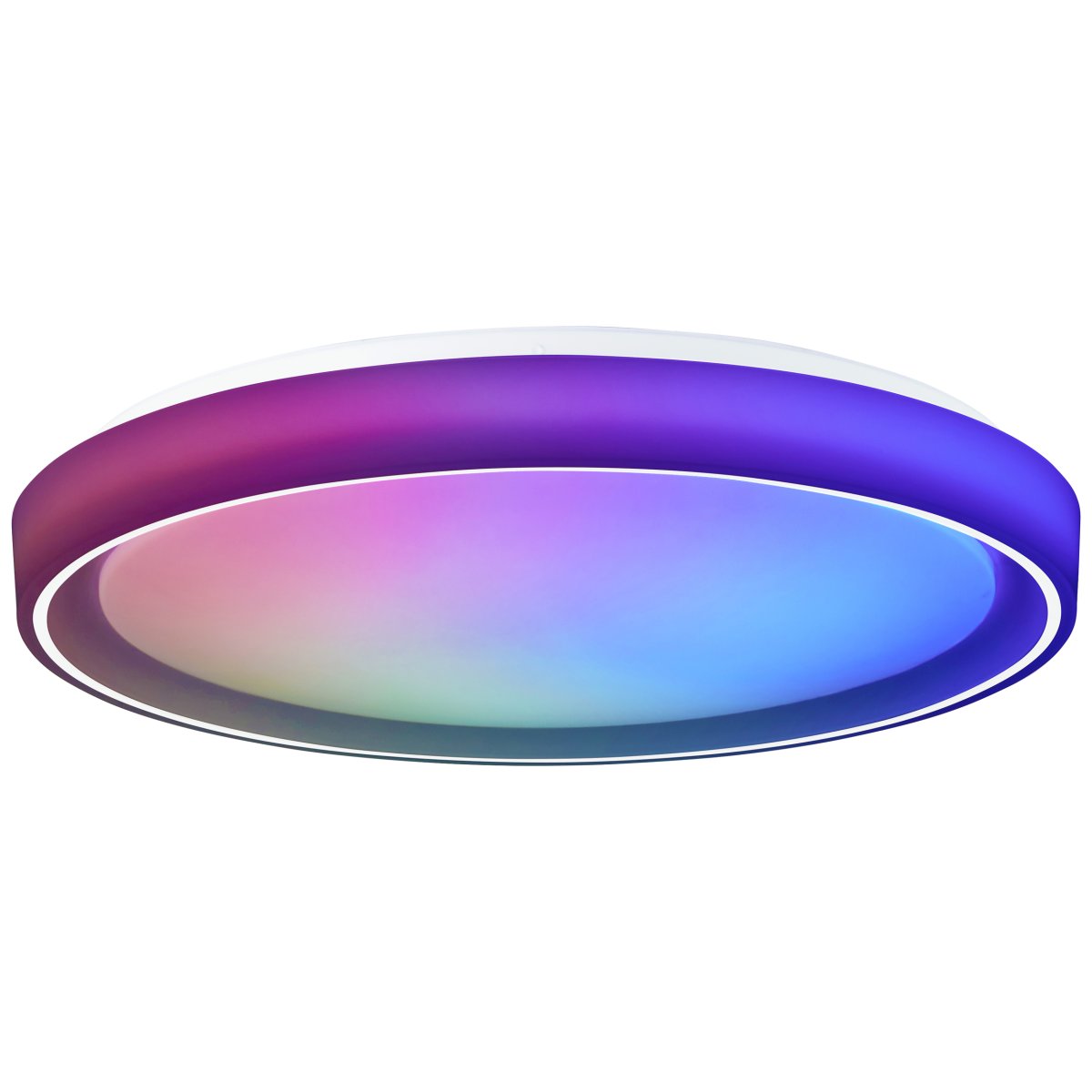 Floco Ø50 Valkoinen lasten valaisin valmistajalta Brilliant - Floco on vaikuttava kattovalaisin valkoisesta metallista ja muovista, joka yhdist&auml;&auml; toiminnallisuuden ja leikkis&auml;n muotoilun.