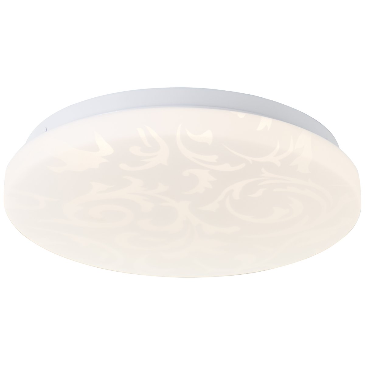 Clarica Ø26 Valkoinen plafondi valmistajalta Brilliant - Clarica on elegantti ja huomaamaton metalli- ja muovikattovalaisin, jonka mattavalkoinen viimeistely sopii kaikenlaisiin sisustuksiin.