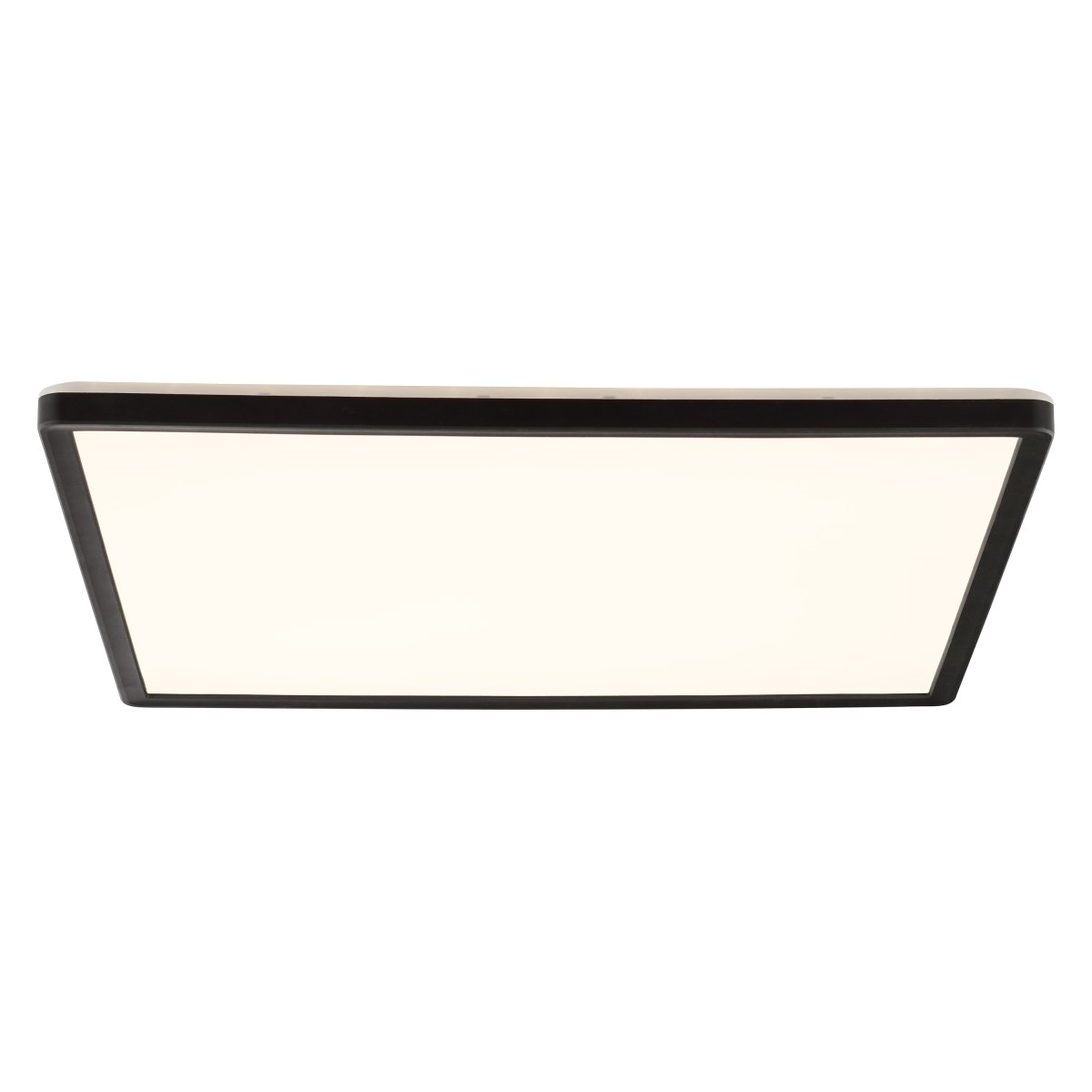 Avola 42cm Musta plafondi valmistajalta Brilliant - Avola on moderni, kokonaan muovista valmistettu kattovalaisin, jonka musta kehys ympäröi tyylikkäästi integroitua LED-paneelia.