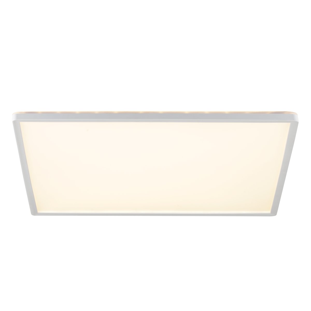 Avola 56cm Valkoinen plafondi valmistajalta Brilliant - Avola on moderni, kokonaan muovista valmistettu kattovalaisin, jonka valkoinen kehys ympäröi tyylikkäästi integroitua LED-paneelia.