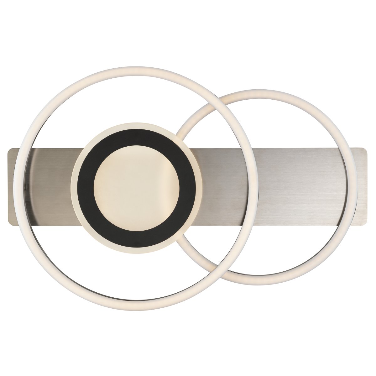 Maureen 55cm Musta plafondi valmistajalta Brilliant - Materiaalin ja värin yhdistelmä antaa valaisimelle hienostuneen ilmeen, joka sopii sekä moderneihin koteihin että teollisemmista ympäristöistä inspiroituneempiin.