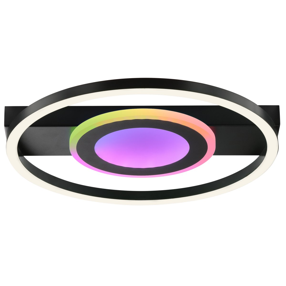 Maureen Ø37 Musta lasten valaisin valmistajalta Brilliant - Maureen on moderni kattovalaisin, joka on valmistettu metallista ja muovista.