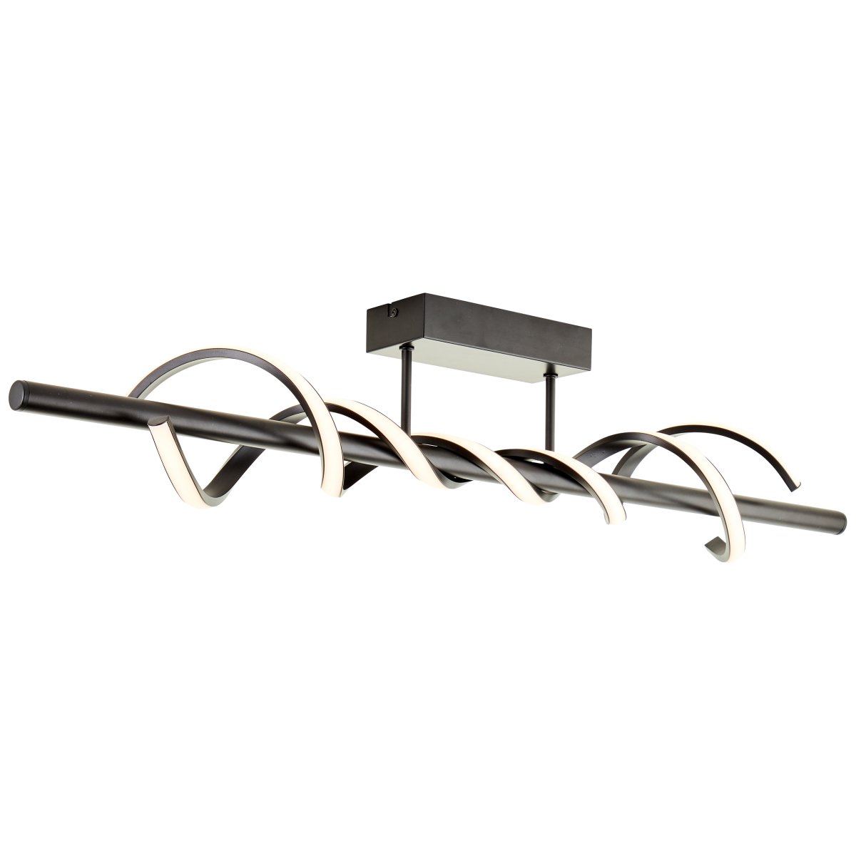 Amalie 95cm Musta plafondi valmistajalta Brilliant - Valaisin on kolmiportainen himmennys tavallisella sein&auml;kytkimell&auml;, joten se sopii kaikkiin tarpeisiin ja tilaisuuksiin.