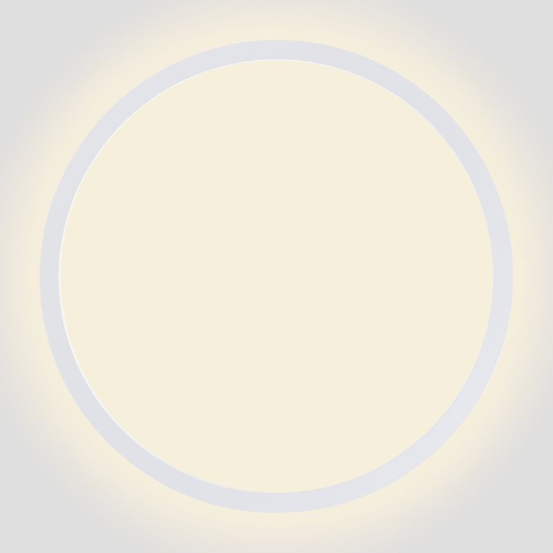 Tanida Ø42 Valkoinen plafondi valmistajalta Brilliant - Valkoisessa varjostimessa on integroitu LED, jonka kirkkaus on 2900 lumenia ja jota voi himment&auml;&auml; mukana tulevalla kaukos&auml;&auml;timell&auml;.