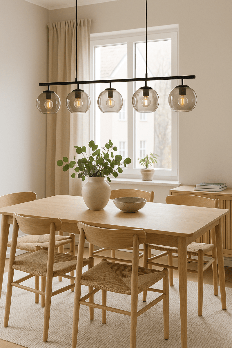 Globi 5 120cm Musta/Savunharmaa kattovalaisin valmistajalta Nordic Lighting - Globi 5 on tyylik&auml;s kattovalaisin, joka yhdist&auml;&auml; modernin muotoilun pehmeisiin muotoihin.