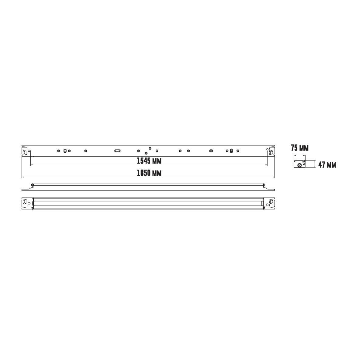 Henry Basic 4000K 165cm Valkoinen valmistajalta Designlight - Valaisin on avattava ja siin&auml; on pikaliit&auml;nt&auml; 5-napaisella liittimell&auml; 2,5 mm&sup2;:n johdolle.