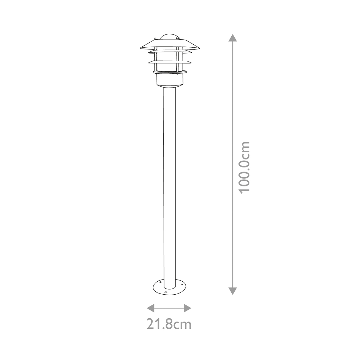 Helsingor 100cm Musta pylväsvalaisimet valmistajalta Elstead Lighting - Tillverkad av rostfritt st&aring;l i svart finish och glas, erbjuder den en slitstark och v&auml;derbest&auml;ndig konstruktion som &auml;r perfekt vid uppfarter, entr&eacute;er eller tr&auml;dg&aring;rdsg&aring;ngar.
