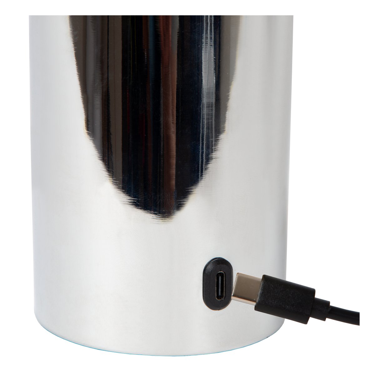 Vivo 23cm Kromi Siirrettävä valmistajalta Lucide - Valaisimessa on sis&auml;&auml;nrakennettu akku, ja se tarjoaa jopa 6 tuntia valoa t&auml;yden latauksen j&auml;lkeen.