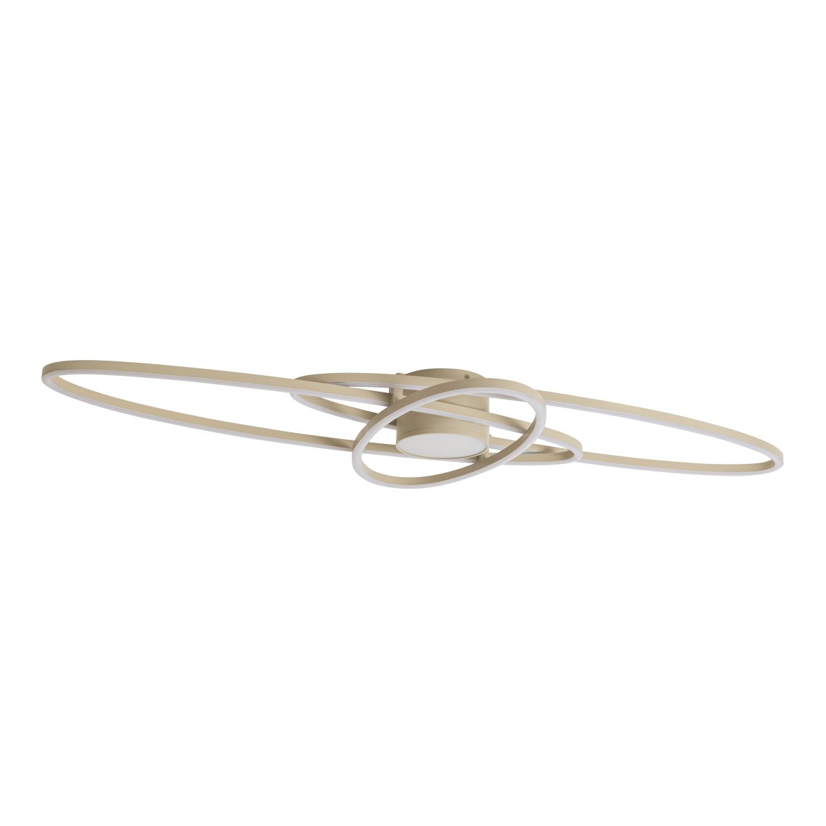 Galactica 100cm Beige plafondi valmistajalta Lucide - Galactica on moderni beigenv&auml;rinen metallikattovalaisin, jossa on leikkis&auml; ja futuristinen muotoilu.