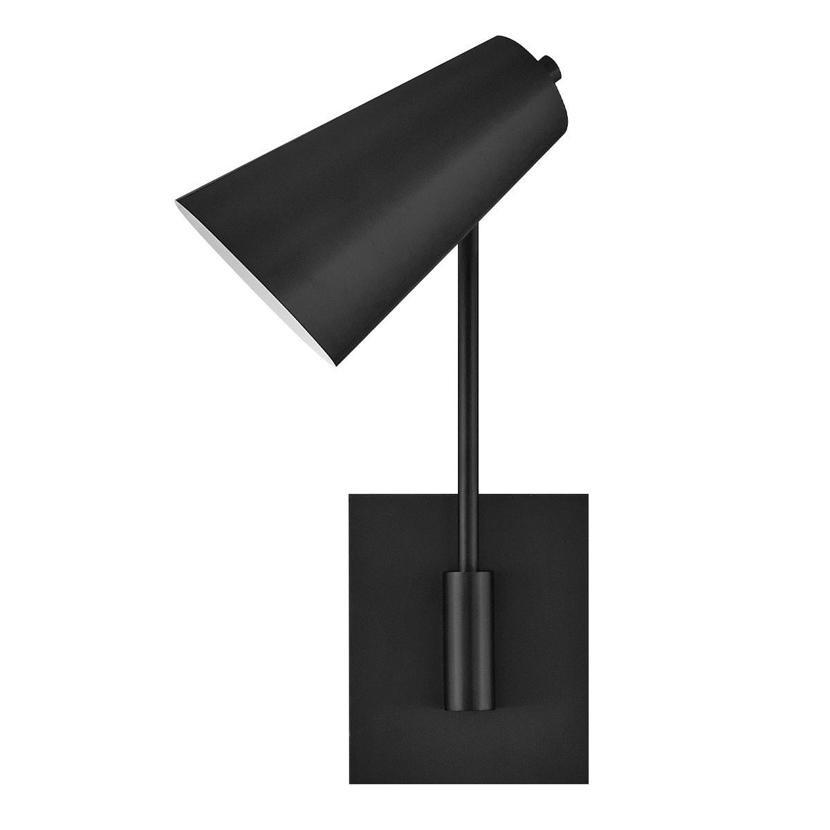 Bray 42cm Musta lukulamppu valmistajalta Elstead Lighting - Brayssa on my&ouml;s huomaamattomasti integroitu virtakytkin, jolla lampun voi helposti kytke&auml; p&auml;&auml;lle ja pois suoraan valaisimesta.