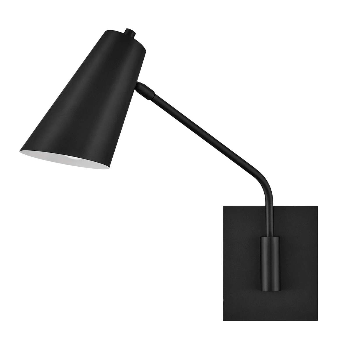 Bray 42cm Musta lukulamppu valmistajalta Elstead Lighting - Brayssa on my&ouml;s huomaamattomasti integroitu virtakytkin, jolla lampun voi helposti kytke&auml; p&auml;&auml;lle ja pois suoraan valaisimesta.