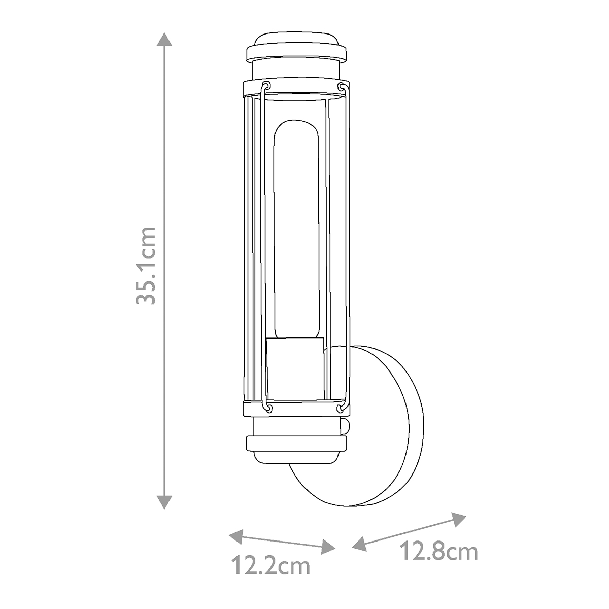 Masthead 35cm Messinki kylpyhuoneen valaisin valmistajalta Elstead Lighting - Se on valmistettu teräksestä ja lasista, ja siinä on hienostunut messinkiviimeistely yhdistettynä mustiin yksityiskohtiin, jotka luovat ylellisen ja ajattoman ilmeen.