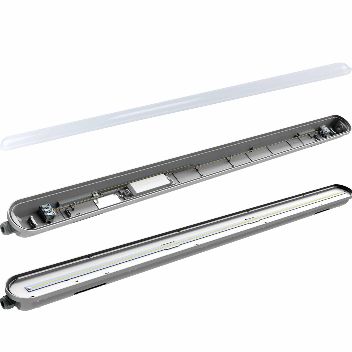 Sixtyfivey 4000K 120cm Harmaa valmistajalta Designlight - Tuloksena on tehokas ja tasainen valo, jonka energiankulutus on alhainen ja huoltotarve v&auml;h&auml;inen, mik&auml; on erityisen t&auml;rke&auml;&auml; asennuksissa, joissa huoltomahdollisuus on rajoitettu.