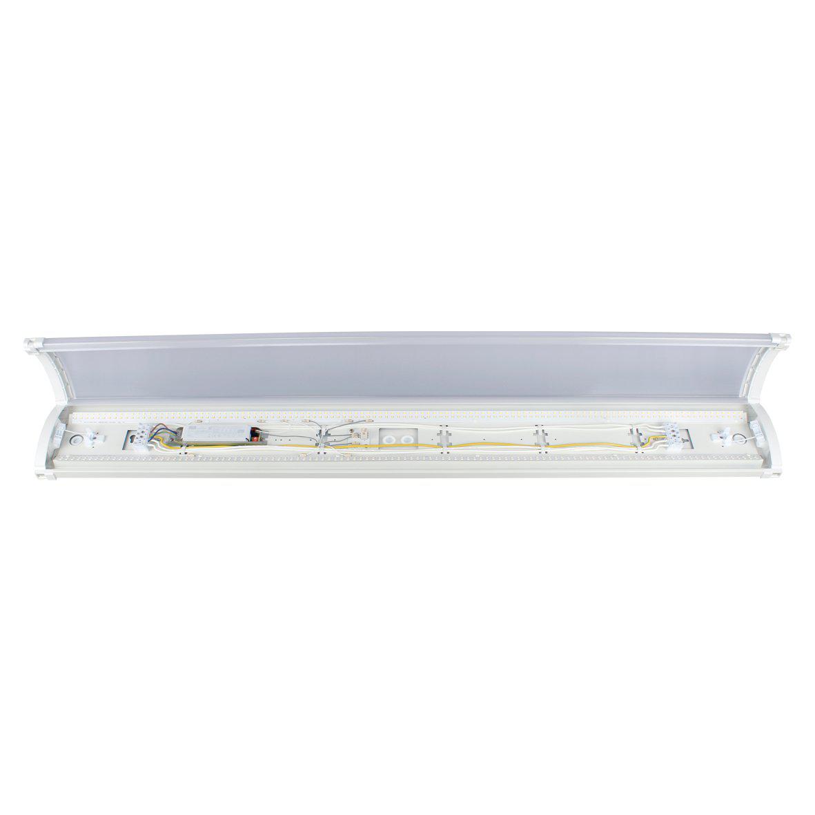 Liny Grab 3000/4000K 62cm Valkoinen valmistajalta Designlight - S&auml;&auml;dett&auml;v&auml; teho - joustava valon s&auml;&auml;t&ouml;Korkea hy&ouml;tysuhde (140 lm/W) - alhaisemmat energiakustannuksetTasainen ja miellytt&auml;v&auml; valo ty&ouml;ymp&auml;rist&ouml;&ouml;nVankka ja v&auml;h&auml;n huoltoa vaativa rakenneTy&ouml;kaluton kaapeliliit&auml;nt&auml; nopeaa asennusta vartenT&auml;m&auml;n teollisuusvalaisimen avulla saat pitk&auml;aikaisen valaistusratkaisun, joka yhdist&auml;&auml; kest&auml;vyyden, turvallisuuden ja energiatehokkaan suorituskyvyn - mukautettu vaativiin ty&ouml;paikkoihin.