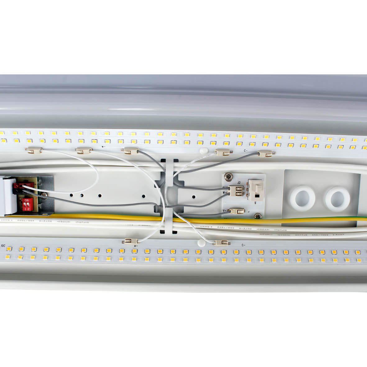 Liny Grab 3000/4000K 62cm Valkoinen valmistajalta Designlight - S&auml;&auml;dett&auml;v&auml; teho - joustava valon s&auml;&auml;t&ouml;Korkea hy&ouml;tysuhde (140 lm/W) - alhaisemmat energiakustannuksetTasainen ja miellytt&auml;v&auml; valo ty&ouml;ymp&auml;rist&ouml;&ouml;nVankka ja v&auml;h&auml;n huoltoa vaativa rakenneTy&ouml;kaluton kaapeliliit&auml;nt&auml; nopeaa asennusta vartenT&auml;m&auml;n teollisuusvalaisimen avulla saat pitk&auml;aikaisen valaistusratkaisun, joka yhdist&auml;&auml; kest&auml;vyyden, turvallisuuden ja energiatehokkaan suorituskyvyn - mukautettu vaativiin ty&ouml;paikkoihin.