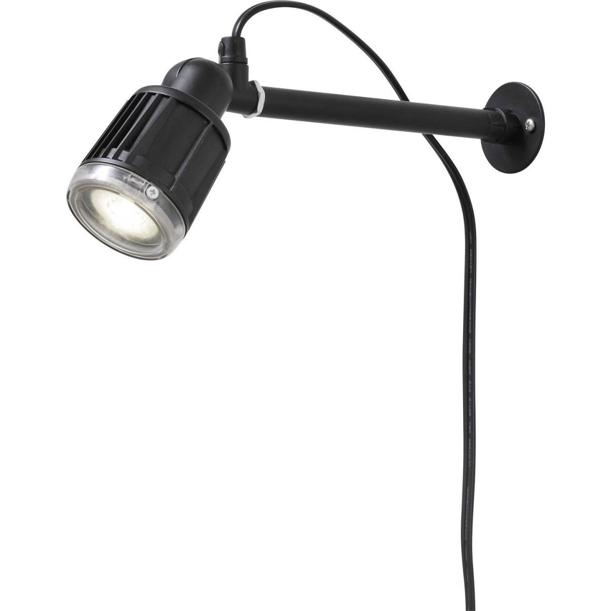 Amalfi Spotlight Musta valmistajalta Konstsmide - Valaisimessa on integroitu 1 W:n LED, joka antaa pehme&auml;n valkoisen hehkun, joten se sopii t&auml;ydellisesti viihtyis&auml;&auml;n ja koristeelliseen ulkovalaistukseen.