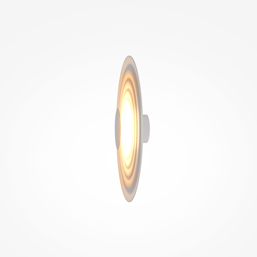 Nami Ø40 Valkoinen seinävalaisin valmistajalta Maytoni - Metallista valmistettu ja elegantti valkoinen valaisin luo tyylikk&auml;&auml;n tunnelman, joka sopii yht&auml; hyvin eteiseen kuin olohuoneeseen tai keitti&ouml;&ouml;nkin.