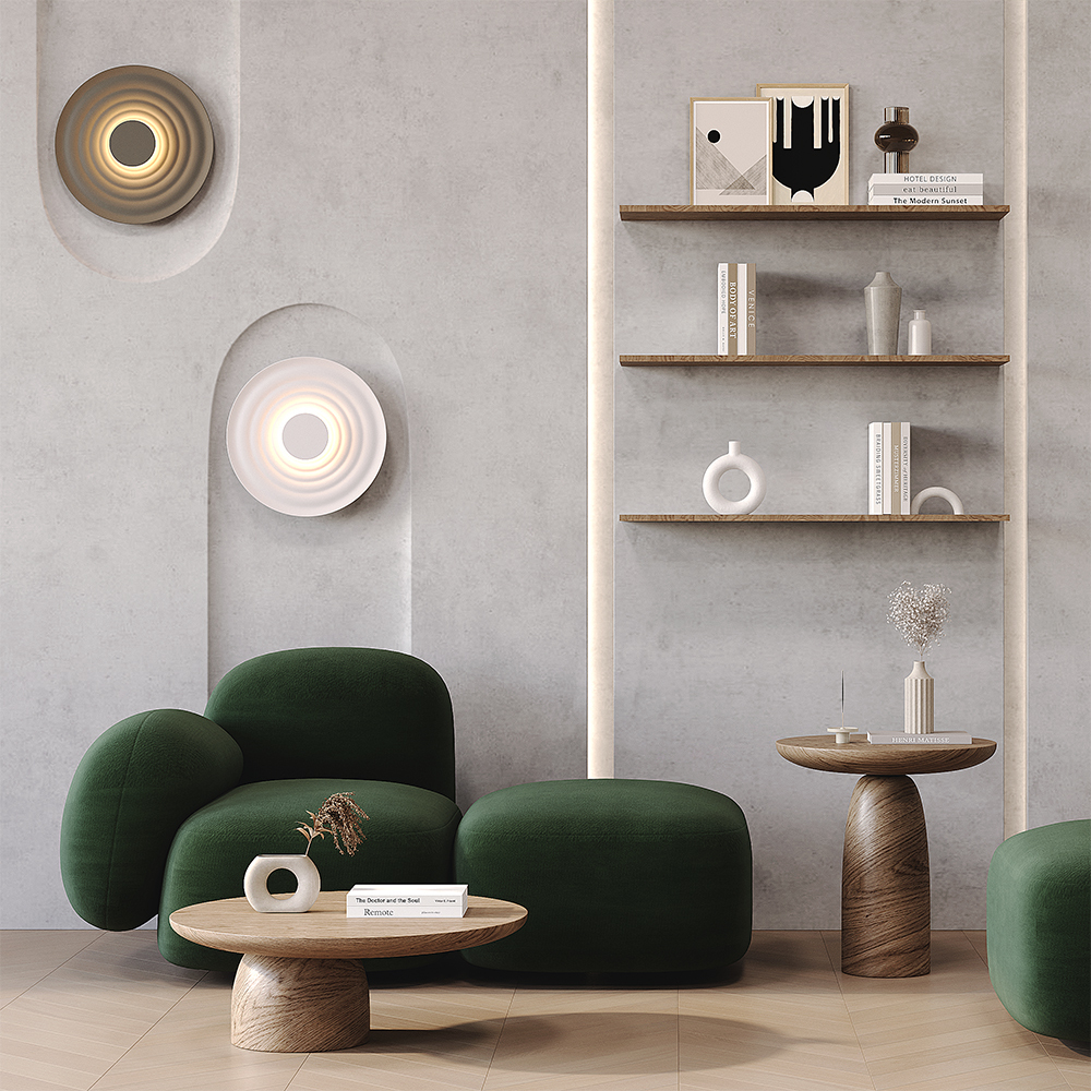 Nami Ø40 Harmaa seinävalaisin valmistajalta Maytoni - Metallista valmistettu ja elegantti harmaa viimeistely luo tyylikk&auml;&auml;n tunnelman, joka sopii yht&auml; hyvin eteiseen kuin olohuoneeseen tai keitti&ouml;&ouml;nkin.