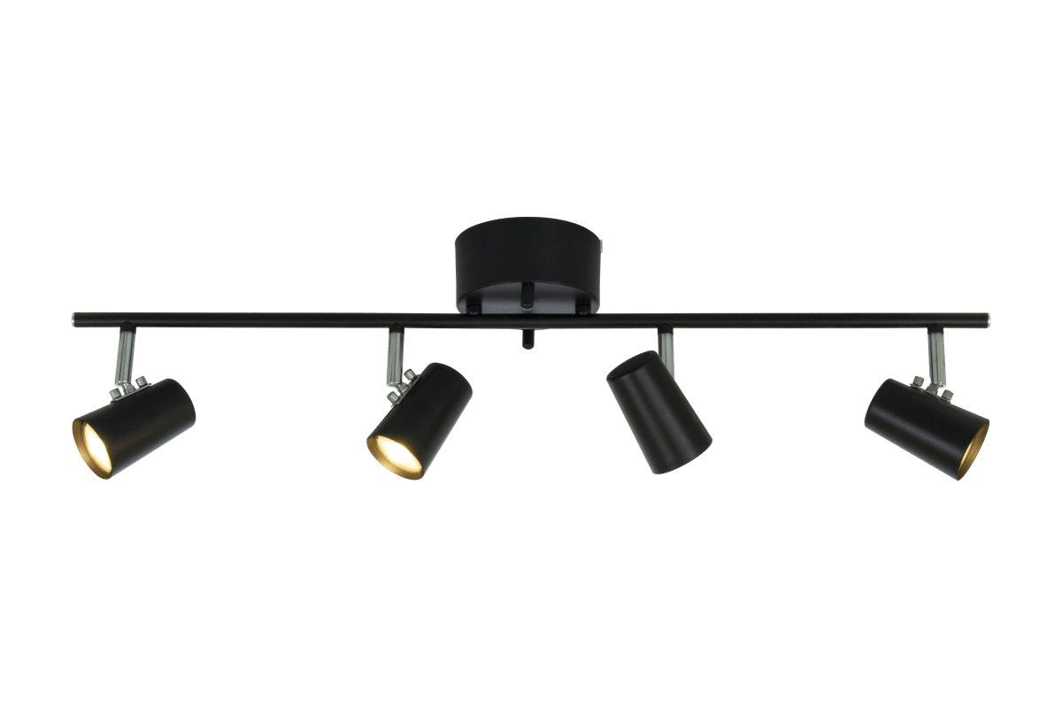 Pilot 4 Musta kohdevalaisin valmistajalta Aneta Lighting - 