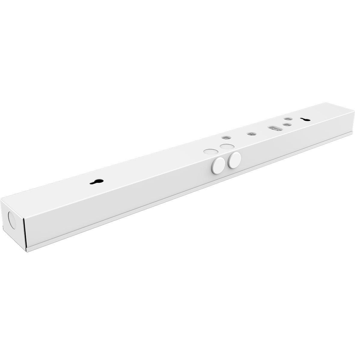 Bänky pistorasialla 58cm Valkoinen valmistajalta Designlight - T&auml;m&auml; malli on 580 mm pitk&auml; ja tarjoaa tehokkaan, tasaisen valon 10 W:n teholla ja 1000 lumenin valovirralla, mik&auml; sopii ihanteellisesti koko ty&ouml;tason valaisemiseen.
