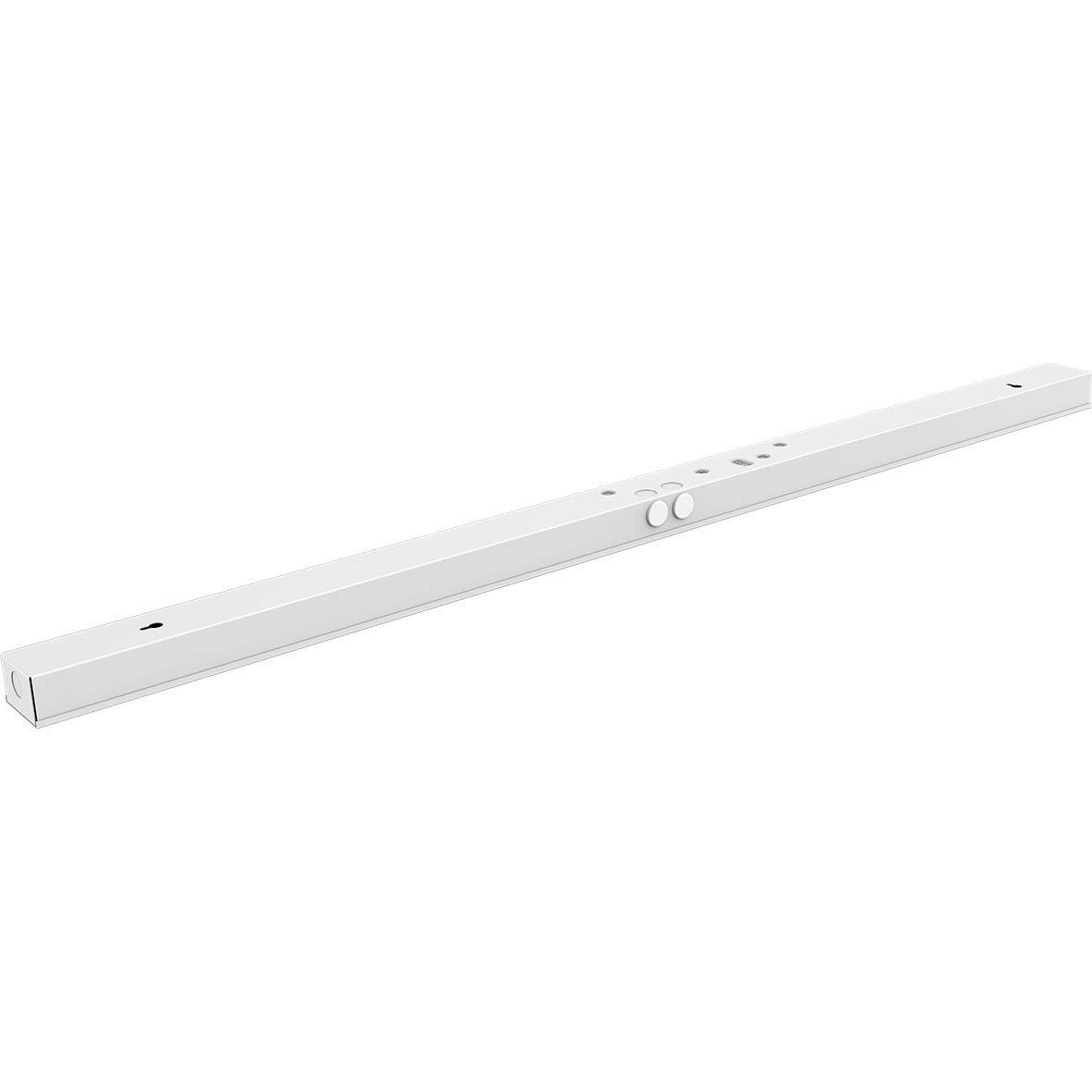 Bänky m. uttag 118cm Valkoinen valmistajalta Designlight - T&auml;m&auml; malli on 580 mm pitk&auml; ja tarjoaa tehokkaan, tasaisen valon 10 W:n teholla ja 2000 lumenin valovirralla, mik&auml; sopii ihanteellisesti koko ty&ouml;tason valaisemiseen.