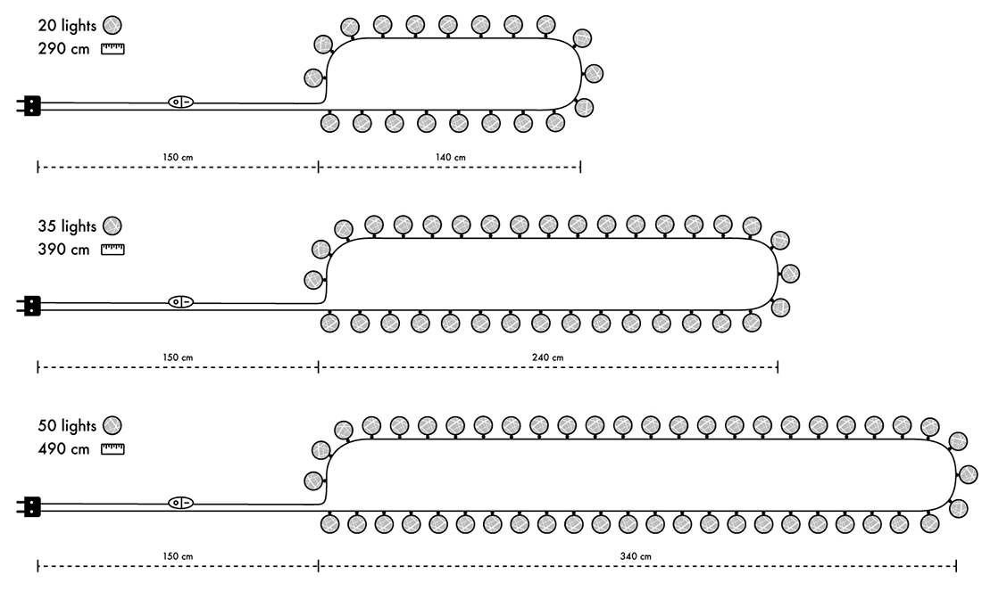 Irislights Hazel 35-lights Monivärinen valmistajalta Irislights - Pallot asetetaan yksinkertaisesti valosarjan valojen p&auml;&auml;lle, ja niit&auml; voidaan sitten k&auml;ytt&auml;&auml; koristeellisena ja viihtyis&auml;n&auml; tunnelmavalaistuksena kotona.