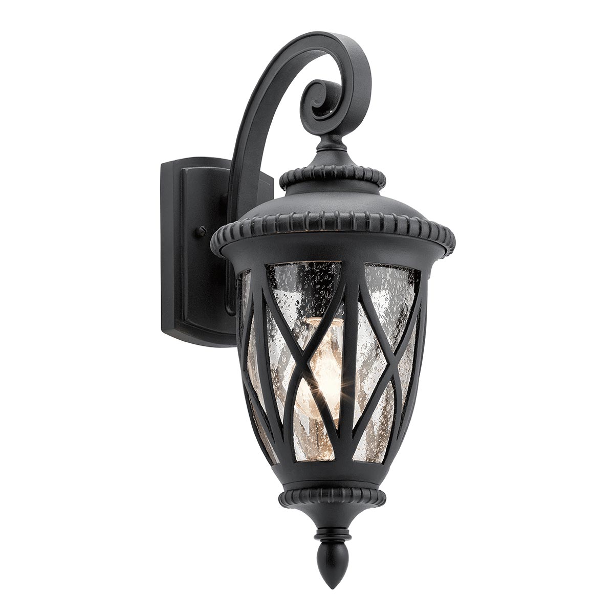 Admirals Cove Musta ulkovalo valmistajalta Elstead Lighting - Se on valmistettu komposiittimateriaalista, joka on säänkestävä ja kestää haastavia ulkoilmaelementtejä, kuten suolavettä ja UV-säteilyä.