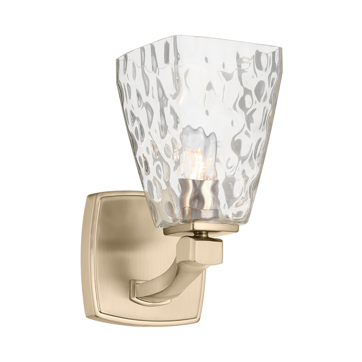 Marant 24cm Pronssi kylpyhuoneen valaisin valmistajalta Elstead Lighting - Valaisin on valmistettu metallista, jossa on samppanjanv&auml;rinen pronssiviimeistely, ja siin&auml; on kest&auml;v&auml;, pehme&auml;sti muotoiltu varsi.