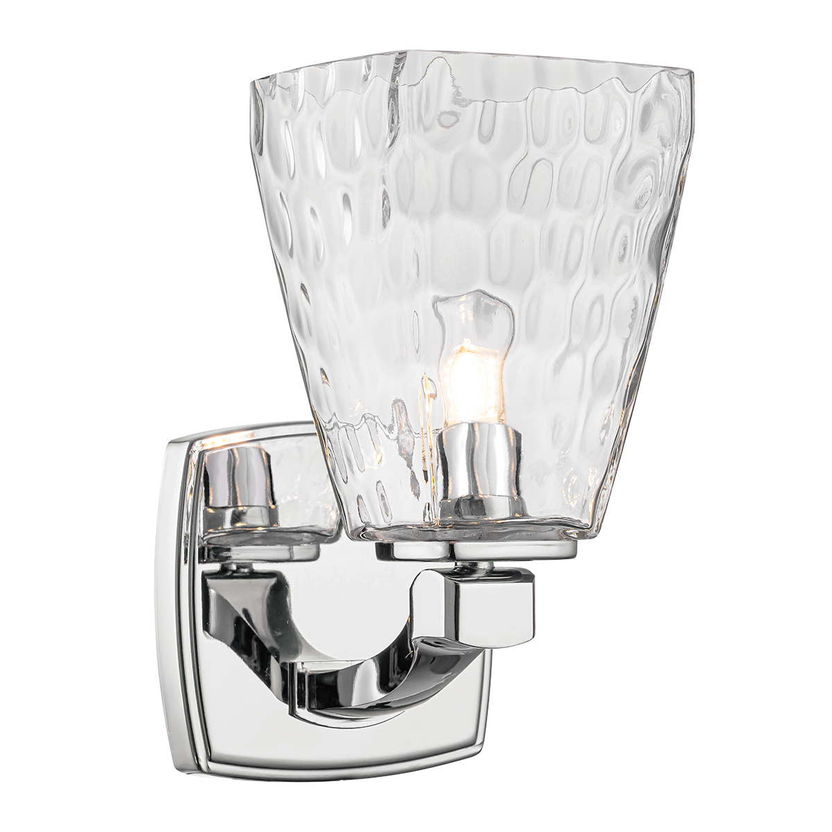 Marant 24cm Kromi kylpyhuoneen valaisin valmistajalta Elstead Lighting - Valaisin on valmistettu metallista, jossa on kiilt&auml;v&auml; kromipinta, ja siin&auml; on kest&auml;v&auml;, pehme&auml;sti muotoiltu varsi.