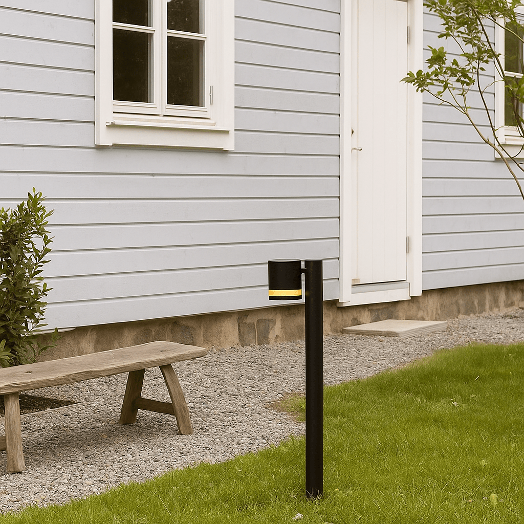 Karlshamn 80cm Musta pylväsvalaisimet valmistajalta Nordic Lighting - 