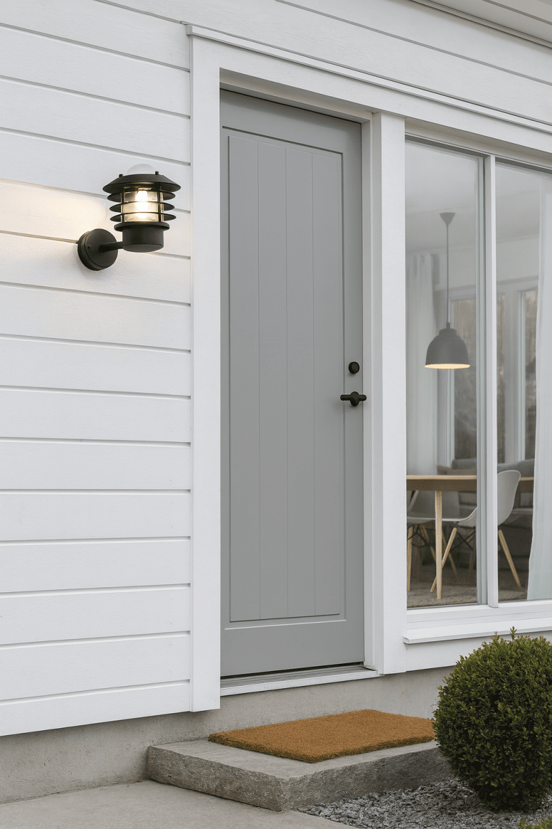 Ystad Musta ulkovalo valmistajalta Nordic Lighting - Ystad-sein&auml;valaisin on klassinen ja tyylik&auml;s ulkovalaisin ruostumattomasta ter&auml;ksest&auml; ja kirkkaasta lasista.
