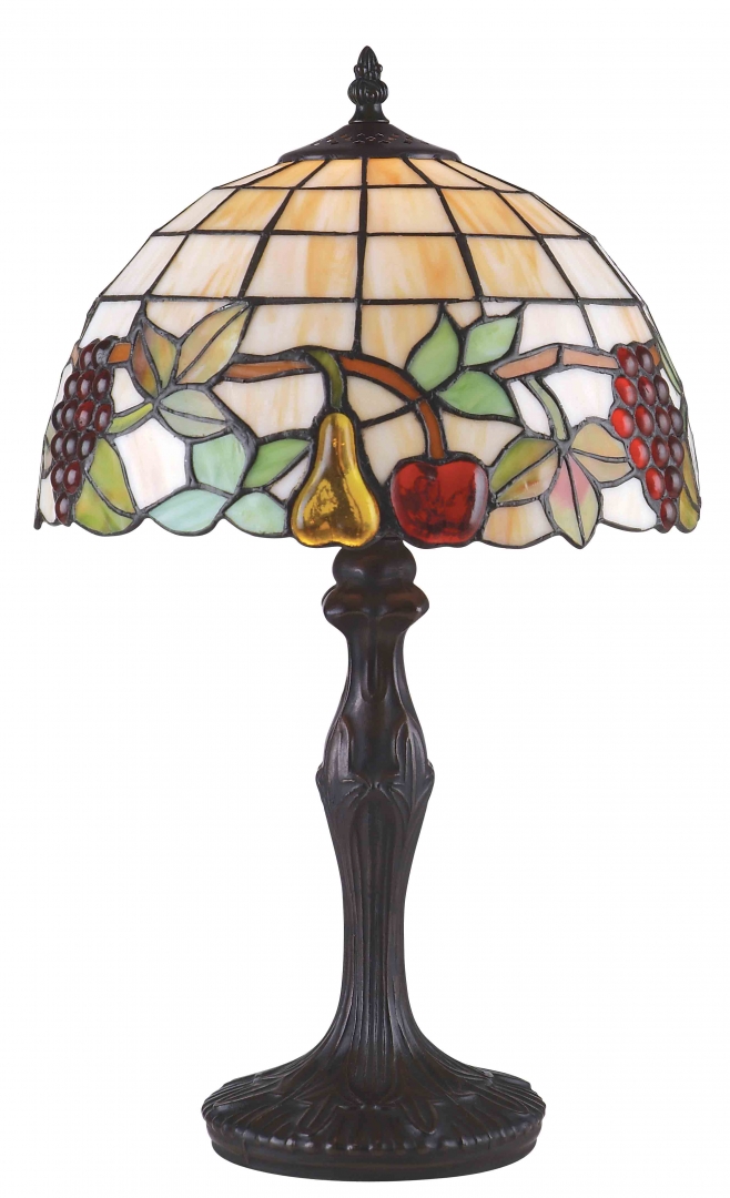 Frukter 46cm Monivärinen valmistajalta Norrsken Design - Fruits on klassinen Tiffany-valaisin, jossa on kaunis muotoilu ja erivärisiä hedelmiä.