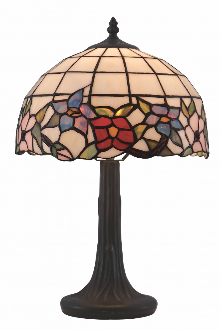 Våren 45cm Monivärinen valmistajalta Norrsken Design - Meidän mallimme on klassinen Tiffany-valaisin, jossa on kaunis muotoilu ja erivärisiä kukkia.