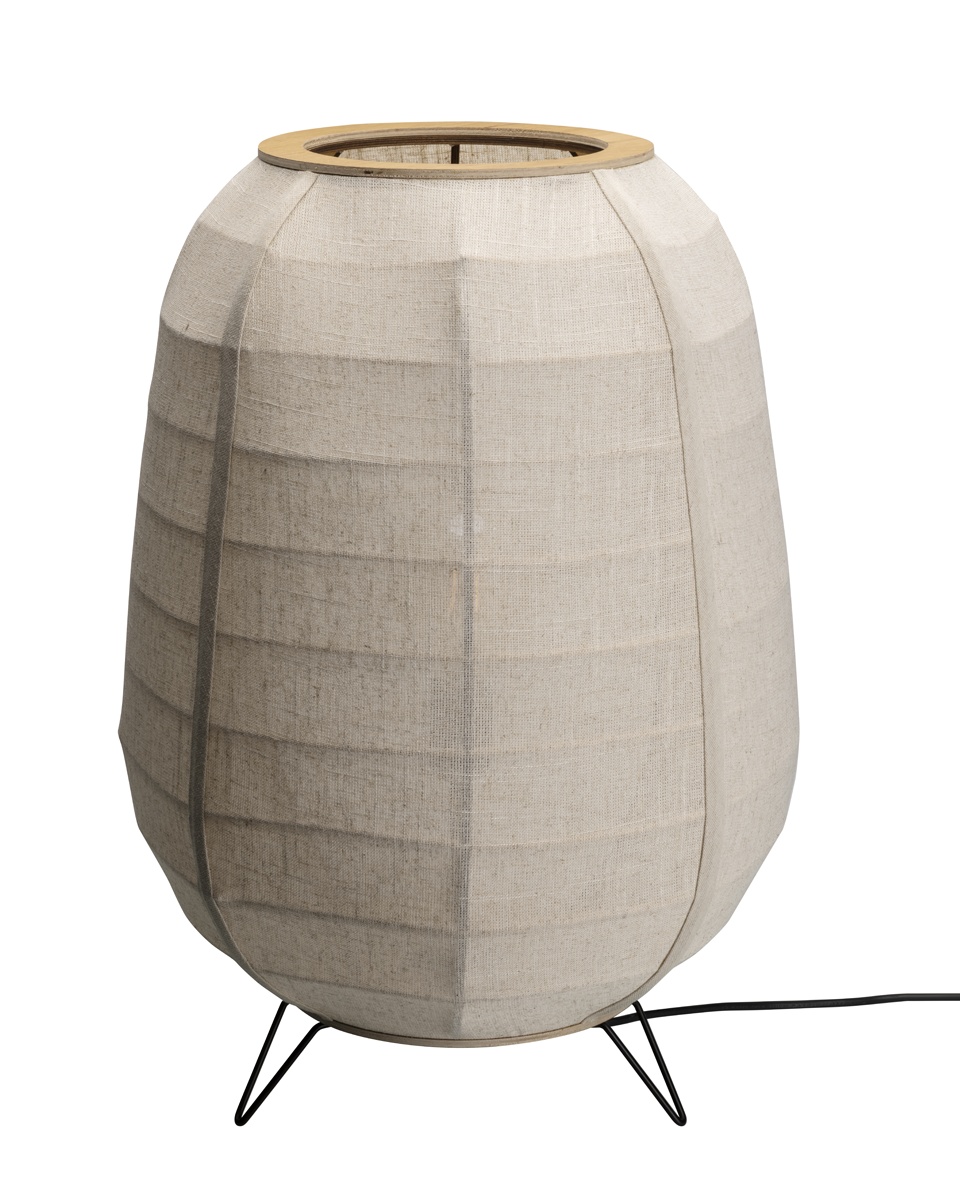 Delino Beige lattiavalaisin valmistajalta By Rydéns - Saarnipuinen runko ja koristeelliset rottinkiyksityiskohdat antavat valaisimelle l&auml;mpim&auml;n ja harmonisen ilmeen.