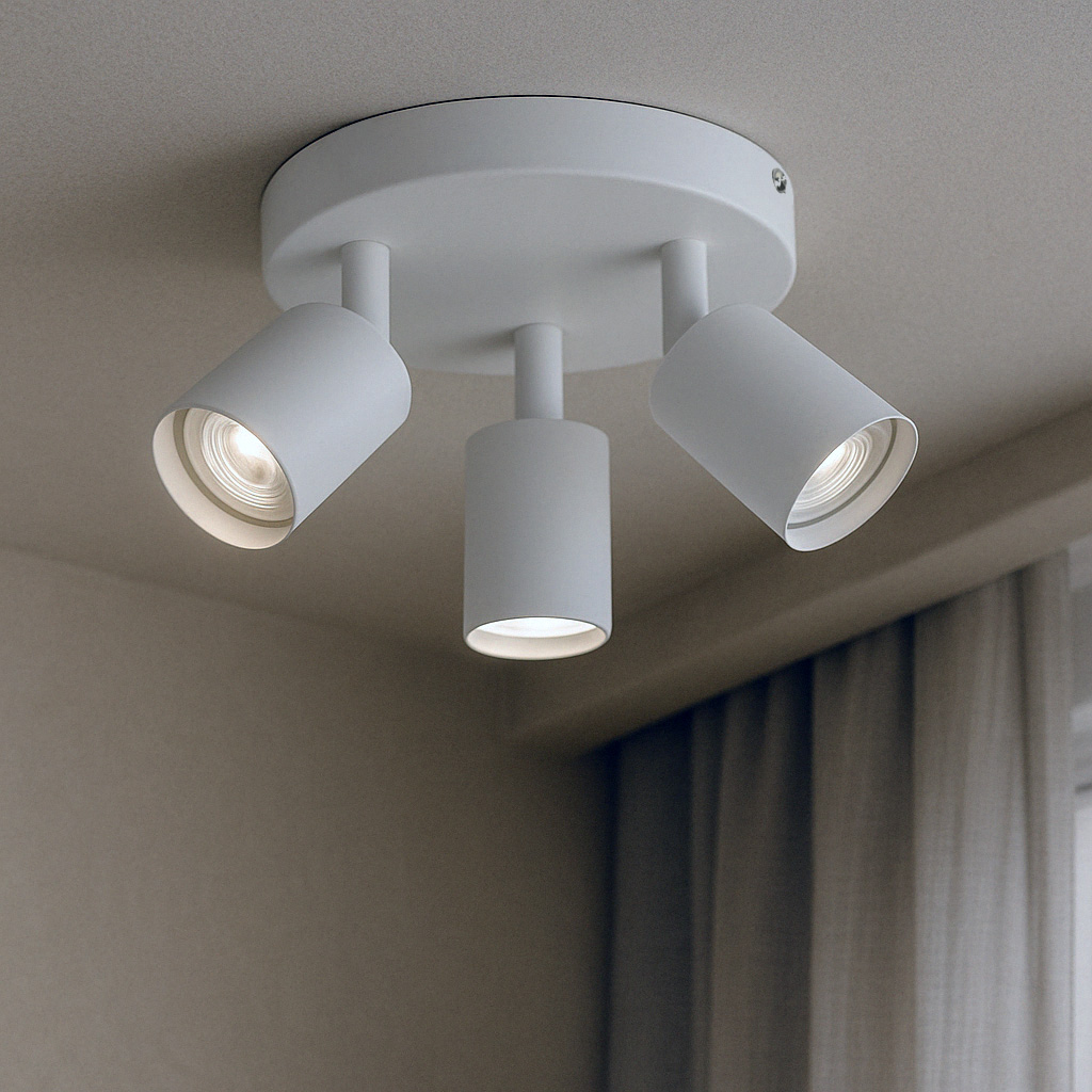 Line 3 Valkoinen kohdevalaisin valmistajalta Lampan - 