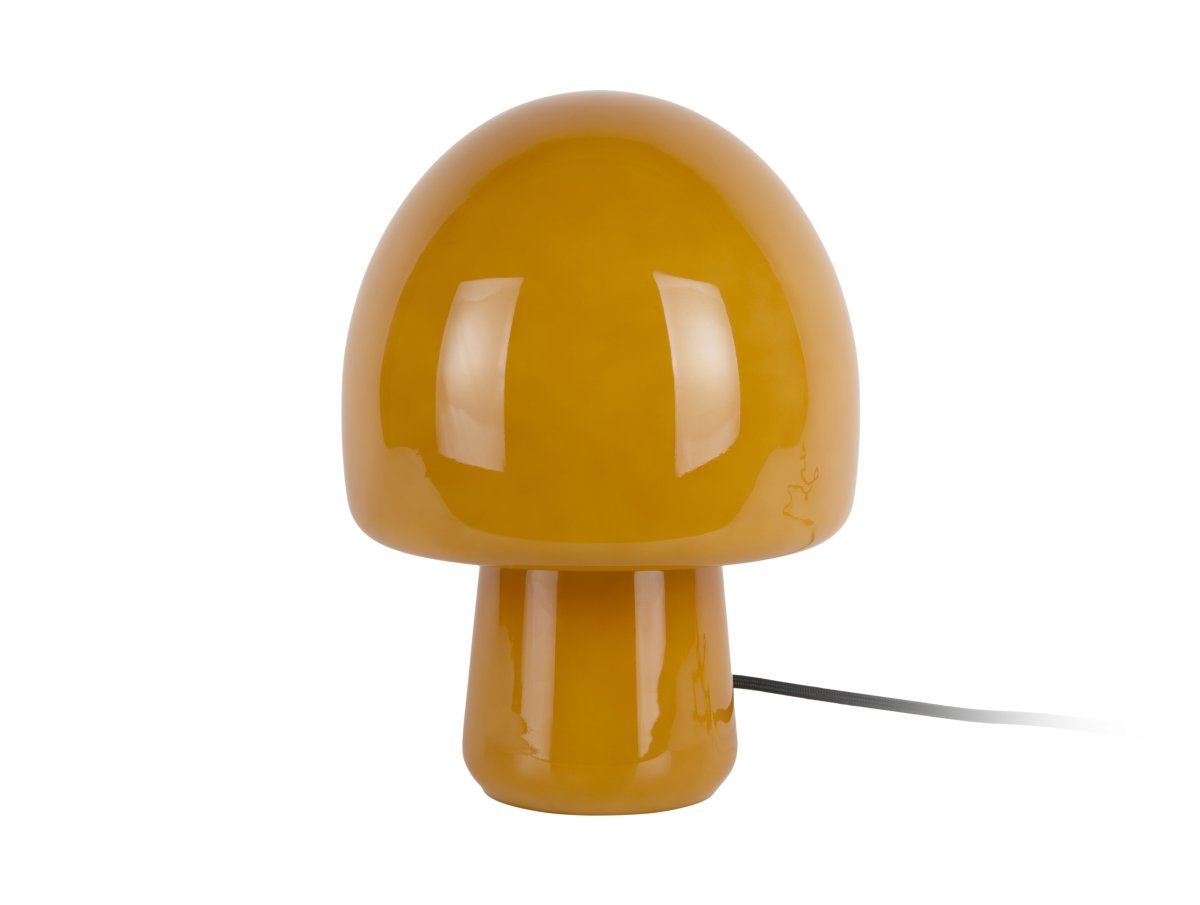 Gozar 27cm Keltainen pöytävalaisin valmistajalta Leitmotiv - Pehmeä sienenmuoto ja kiiltävä pinta luovat miellyttävän valonjaon ja harmonisen ilmeen.