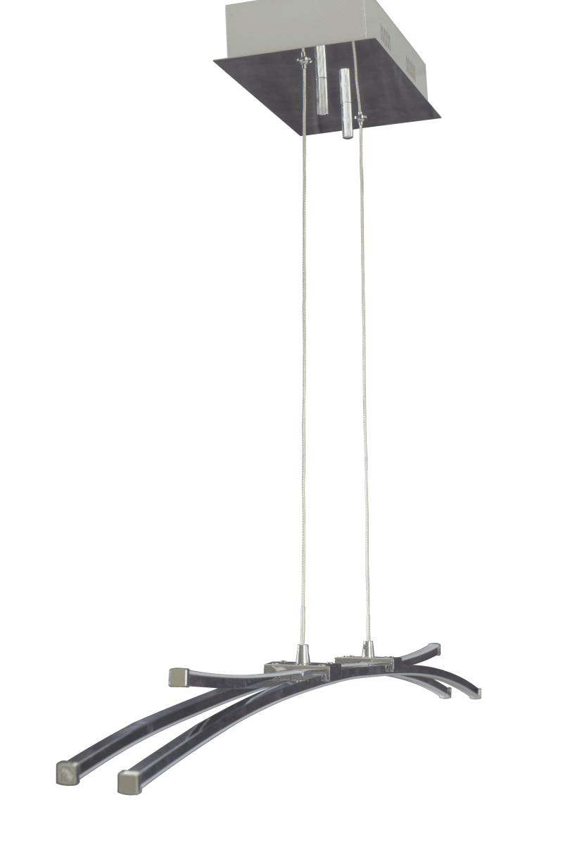 Svala 114cm Kromi kattovalaisin valmistajalta Aneta Lighting - Alumiini ja 30 W LED, valonl&auml;hde on integroitu ja sit&auml; voidaan himment&auml;&auml;.