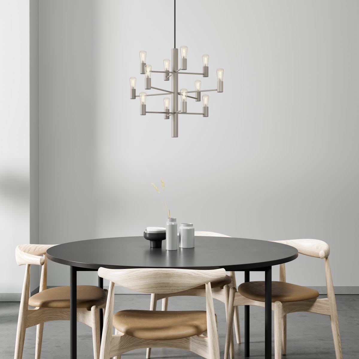 Manola 12 Ø60 Beige kattovalaisin valmistajalta Herstal - Manola &auml;r exceptionell i sin design och skapar en magnifik atmosf&auml;r.
