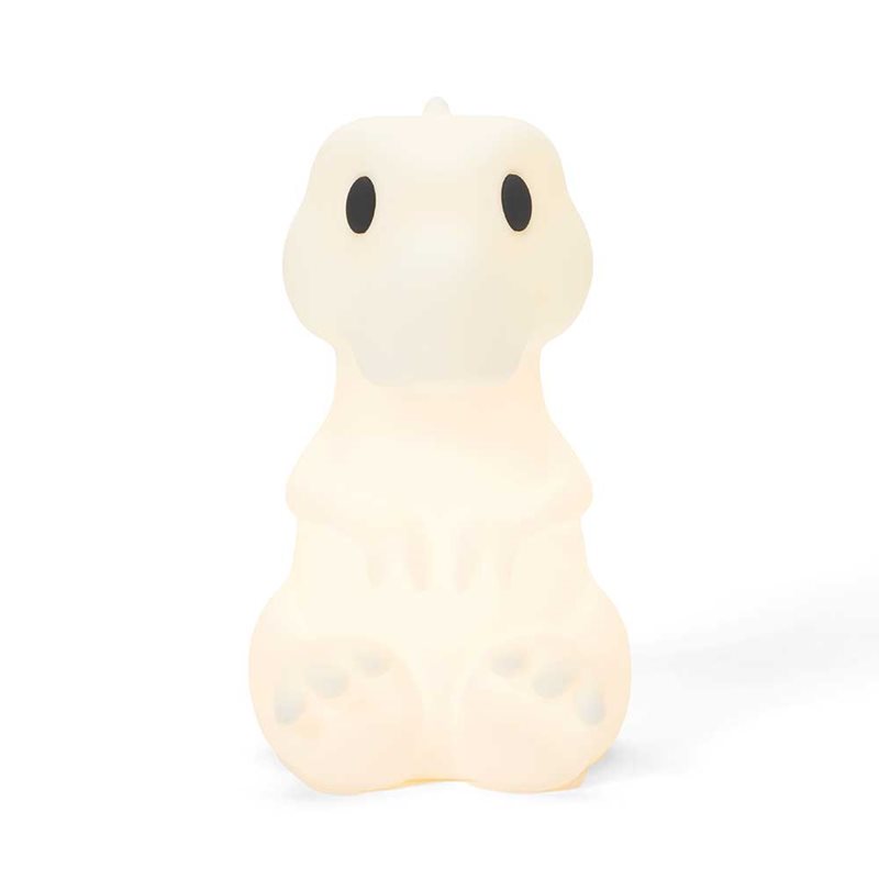 Rena First Light Valkoinen lasten valaisin valmistajalta Mr Maria - Akun kesto on jopa 120 tuntia kirkkaudesta riippuen ja helppo USB-C-lataus, joten se on valmis valaisemaan y&ouml;n uudelleen ja uudelleen.