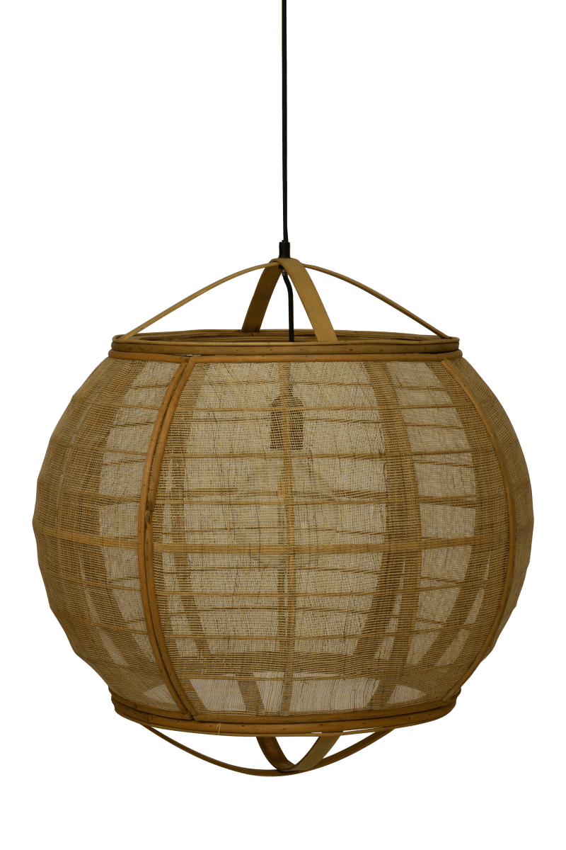 Borneo Ø58 Luonto kattovalaisin valmistajalta Aneta Lighting - Käsintehty näyttö suodattaa lampun valon ja levittää huoneeseen pehmeää ja miellyttävää valoa.