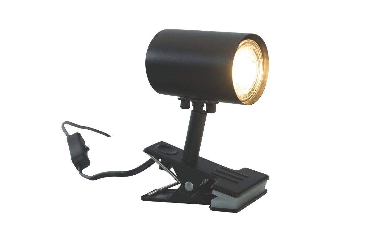 Hugin Musta nipistinvalaisin valmistajalta Aneta Lighting - Sen yksinkertainen ja siisti muotoilu sopii useimpiin koteihin.