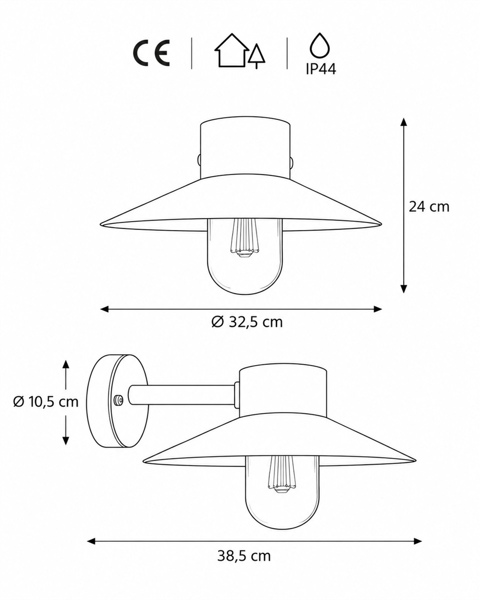 Onsala Ruoste ulkovalo valmistajalta Nordic Lighting - 