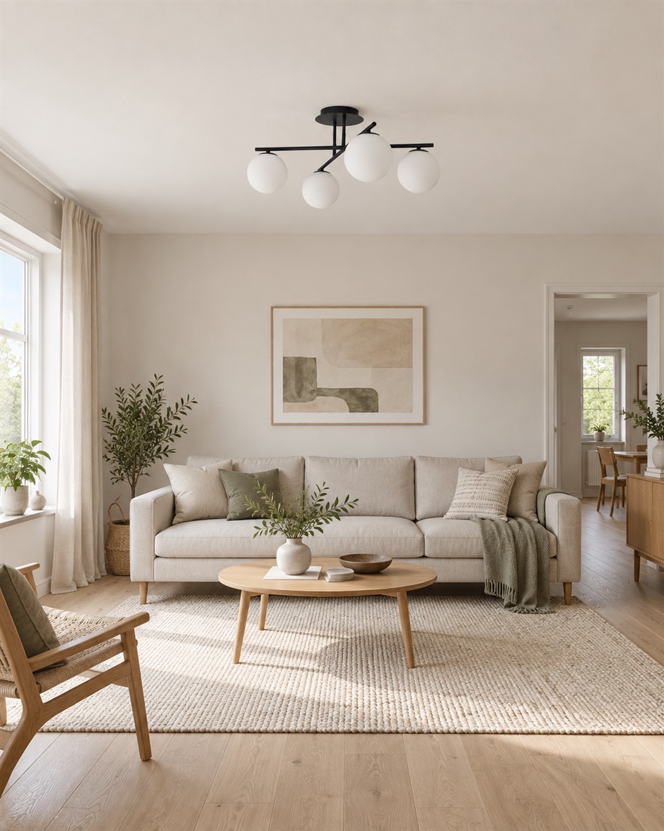 Globi 4 Ø65 Mustavalkoinen plafondi valmistajalta Nordic Lighting - Globi 4 on moderni kattovalaisin, joka antaa tyylikk&auml;&auml;n ilmeen ja pehme&auml;n, miellytt&auml;v&auml;n valon.