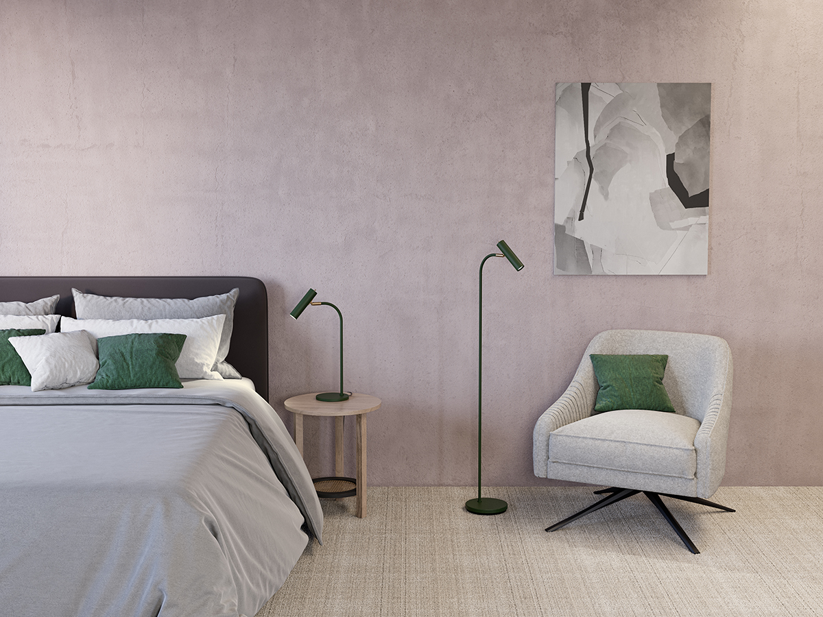 Slender 53cm Vihreä työpöytävalaisin valmistajalta Belid - Slender on elegantti pöytävalaisin, jossa on tyylikäs muotoilu ja hienot yksityiskohdat.